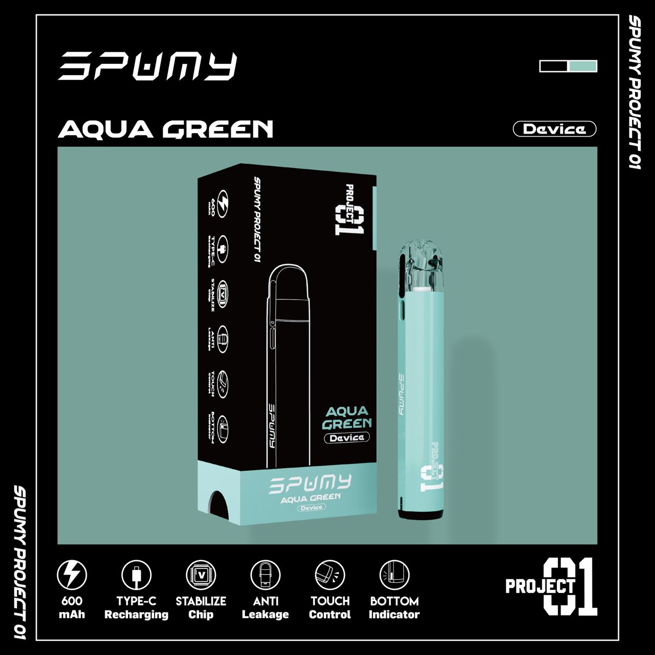 (M1) spumy project 01 斯邦迷 全新七色系 主機 煙彈:圖片 7