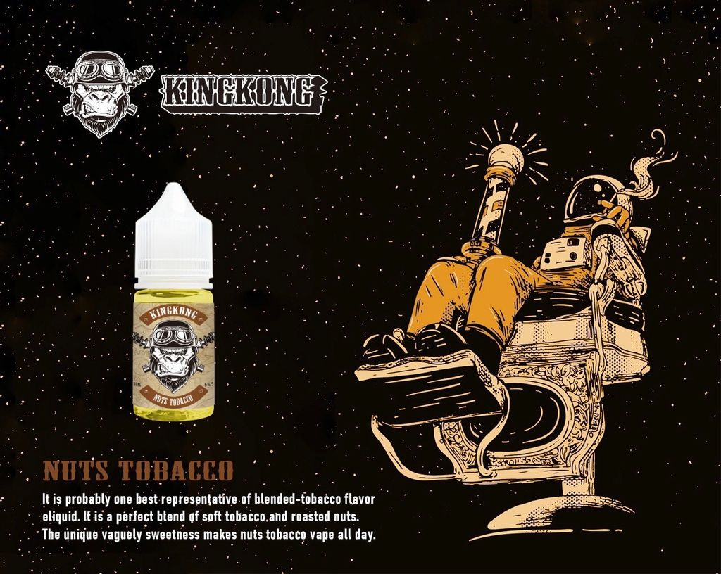 KING KONG 金剛菸草系列小煙油 | 風味進化,重現經典與創意菸草的極致融合:圖片 5