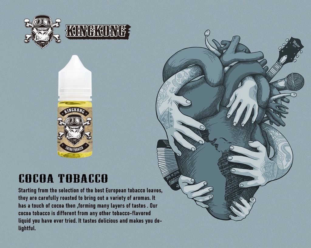KING KONG 金剛菸草系列小煙油 | 風味進化,重現經典與創意菸草的極致融合:圖片 3
